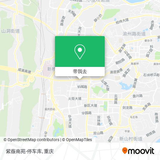 紫薇南苑-停车库地图