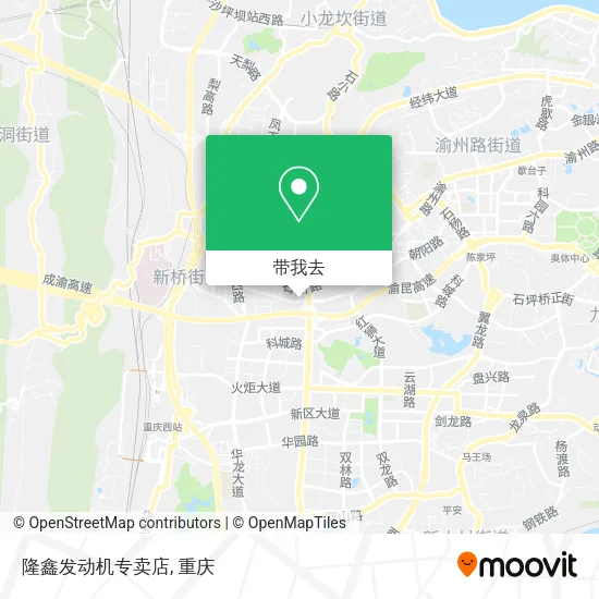 隆鑫发动机专卖店地图