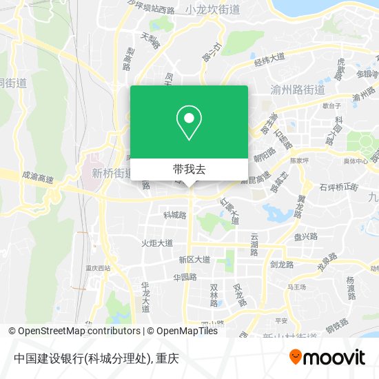 中国建设银行(科城分理处)地图