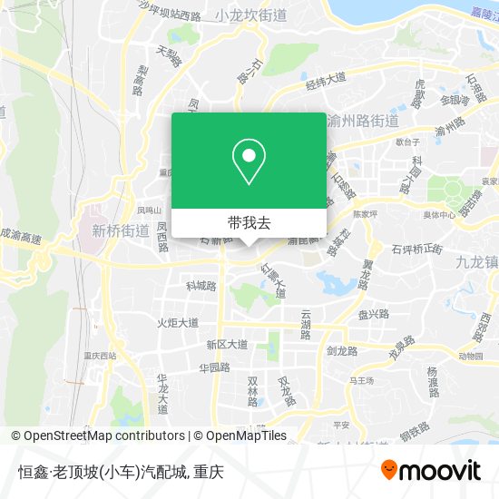 恒鑫·老顶坡(小车)汽配城地图
