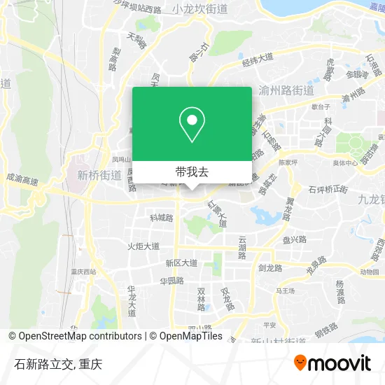石新路立交地图