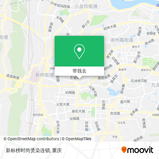 新标榜时尚烫染连锁地图