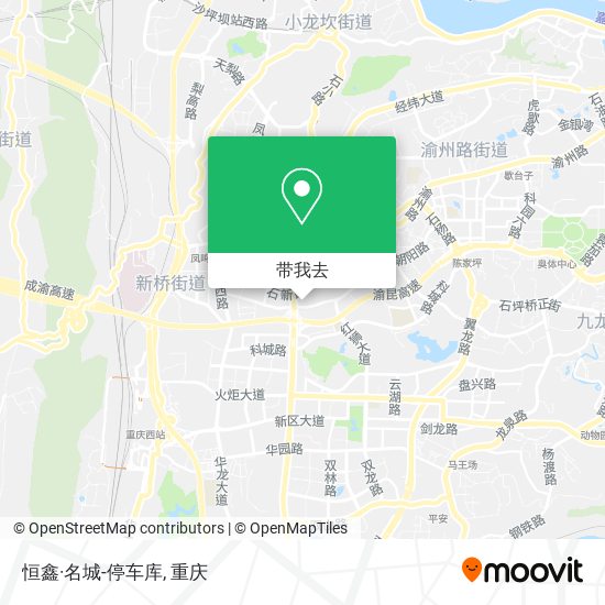 恒鑫·名城-停车库地图