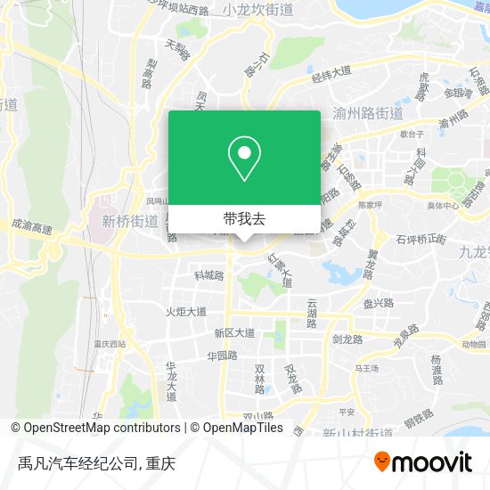 禹凡汽车经纪公司地图