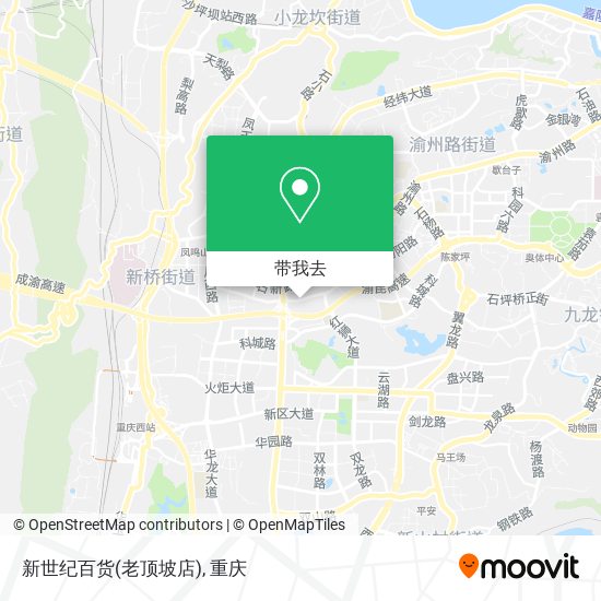 新世纪百货(老顶坡店)地图