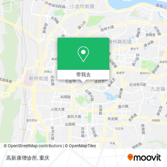 高新康增诊所地图