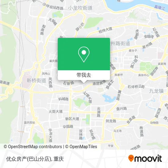 优众房产(巴山分店)地图