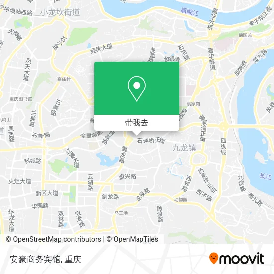 安豪商务宾馆地图