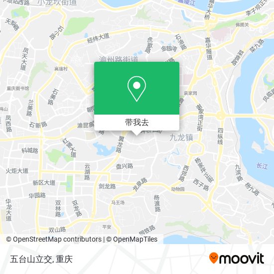 五台山立交地图