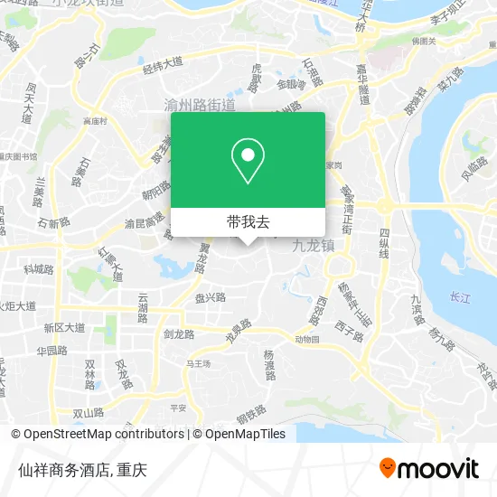 仙祥商务酒店地图