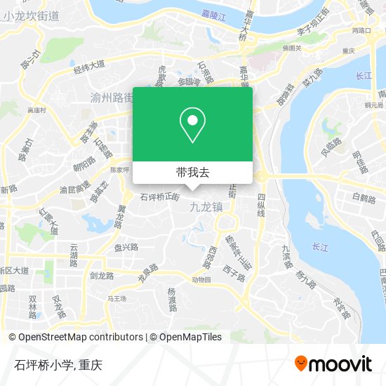 石坪桥小学地图