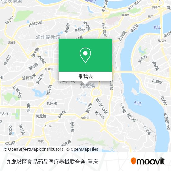 九龙坡区食品药品医疗器械联合会地图