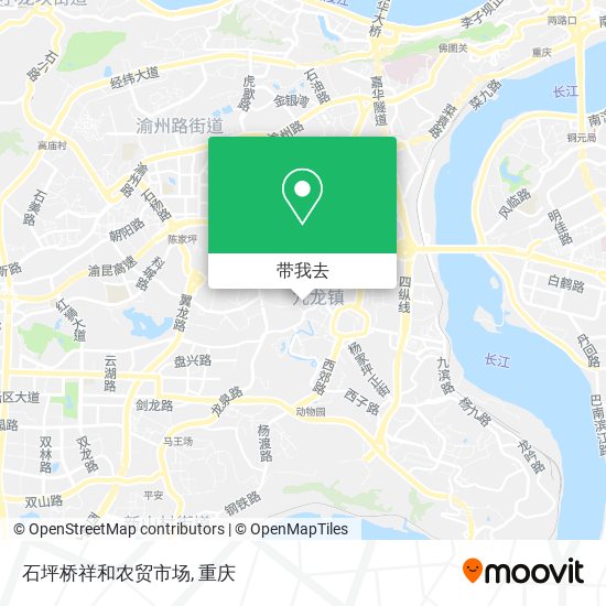 石坪桥祥和农贸市场地图