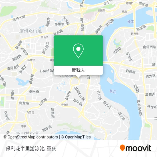 保利花半里游泳池地图