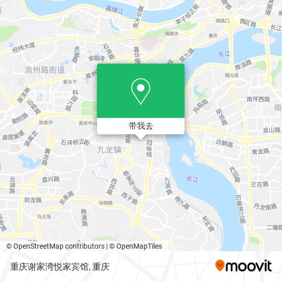 重庆谢家湾悦家宾馆地图