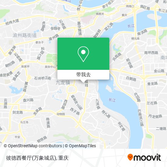 彼德西餐厅(万象城店)地图