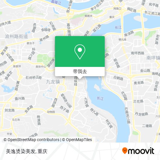 美逸烫染美发地图
