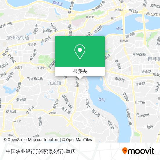 中国农业银行(谢家湾支行)地图