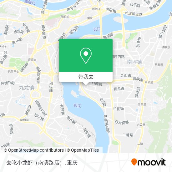去吃小龙虾（南滨路店）地图