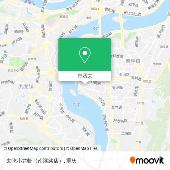 去吃小龙虾（南滨路店）地图