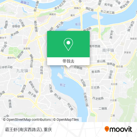 霸王虾(南滨西路店)地图