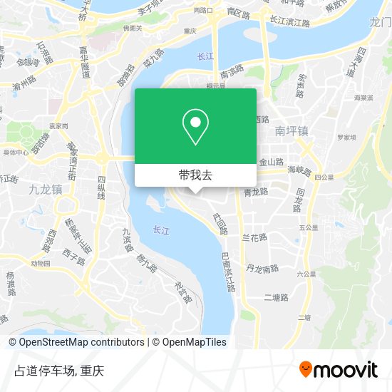占道停车场地图