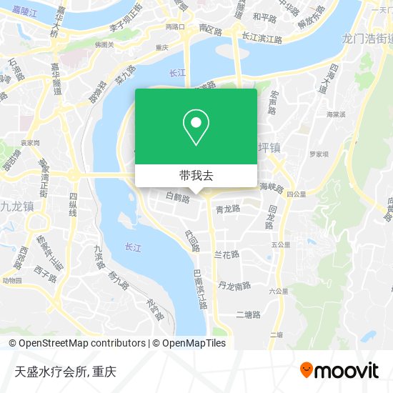 天盛水疗会所地图