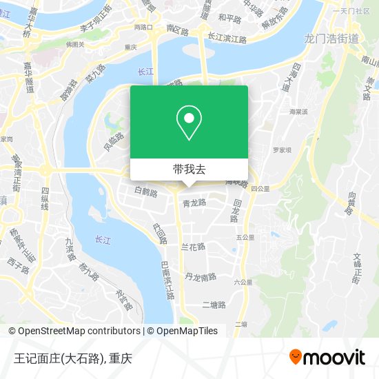 王记面庄(大石路)地图