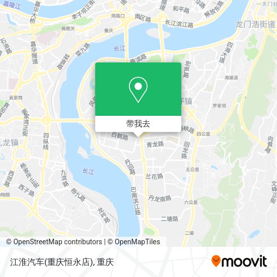 江淮汽车(重庆恒永店)地图