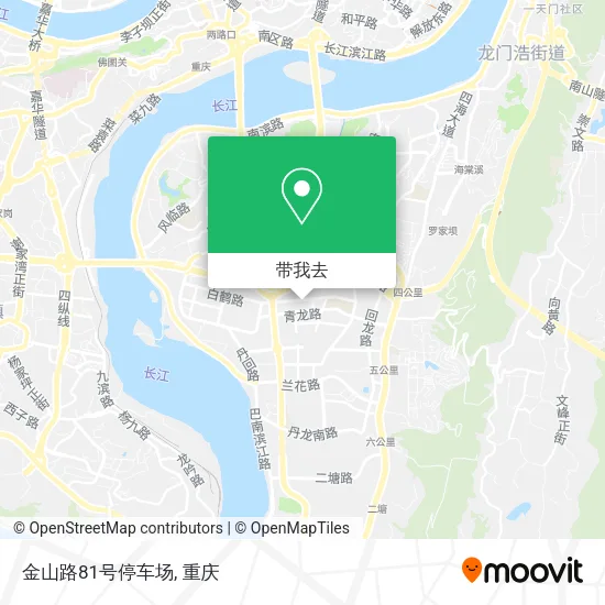 金山路81号停车场地图