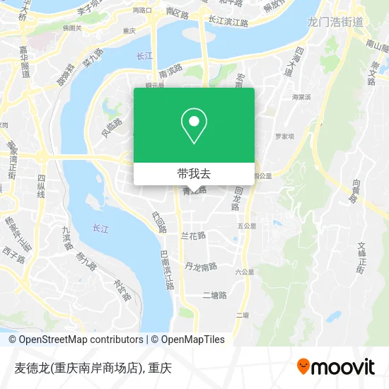 麦德龙(重庆南岸商场店)地图