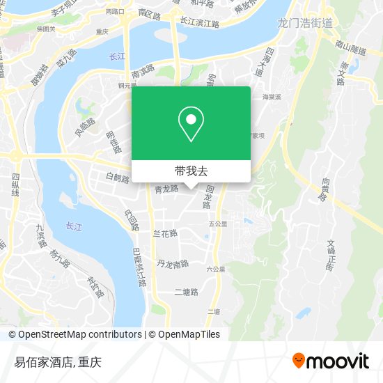 易佰家酒店地图