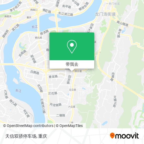 天信双骄停车场地图