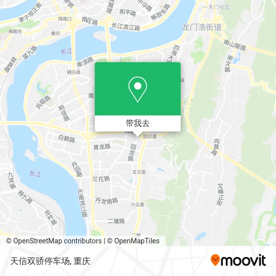 天信双骄停车场地图