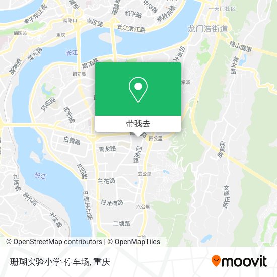 珊瑚实验小学-停车场地图