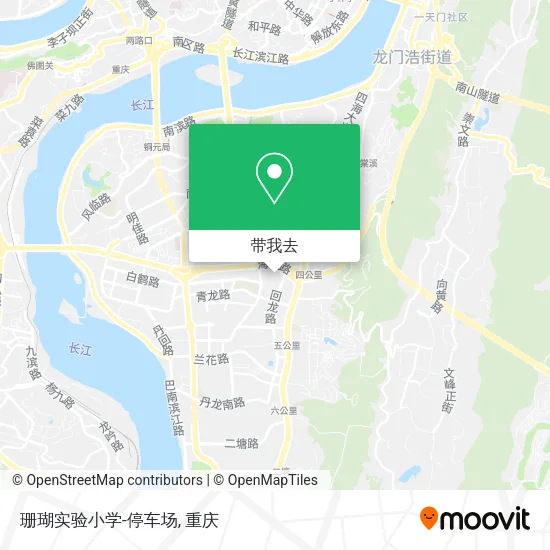 珊瑚实验小学-停车场地图