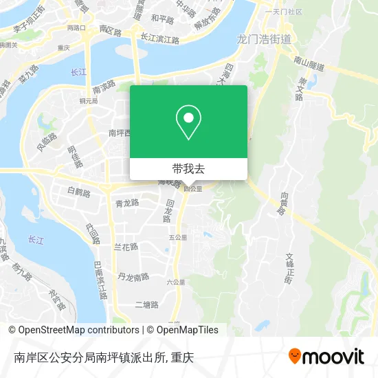 南岸区公安分局南坪镇派出所地图