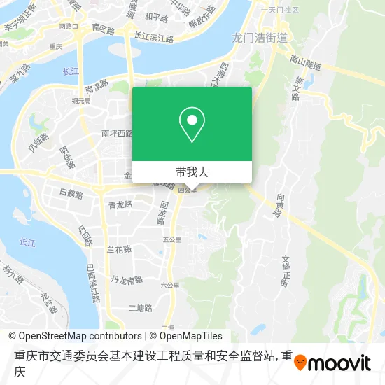 重庆市交通委员会基本建设工程质量和安全监督站地图