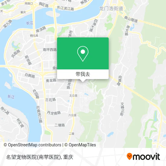 名望宠物医院(南苹医院)地图