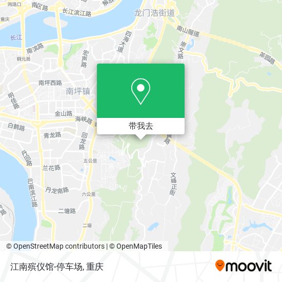 江南殡仪馆-停车场地图