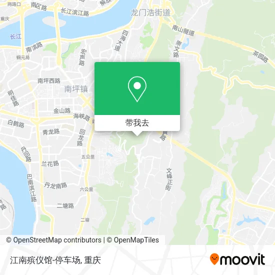 江南殡仪馆-停车场地图