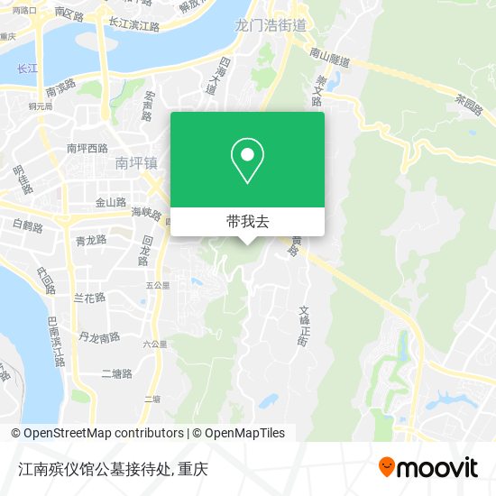江南殡仪馆公墓接待处地图
