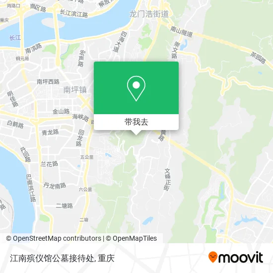 江南殡仪馆公墓接待处地图