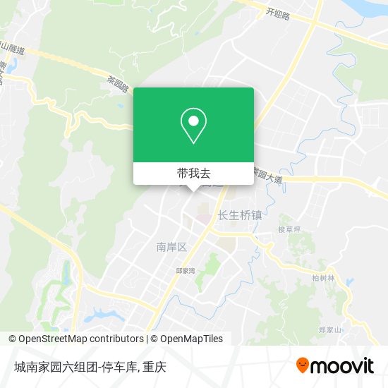 城南家园六组团-停车库地图