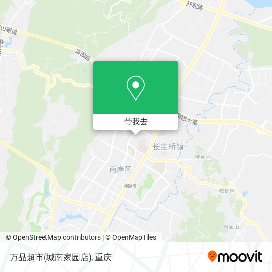 万品超市(城南家园店)地图