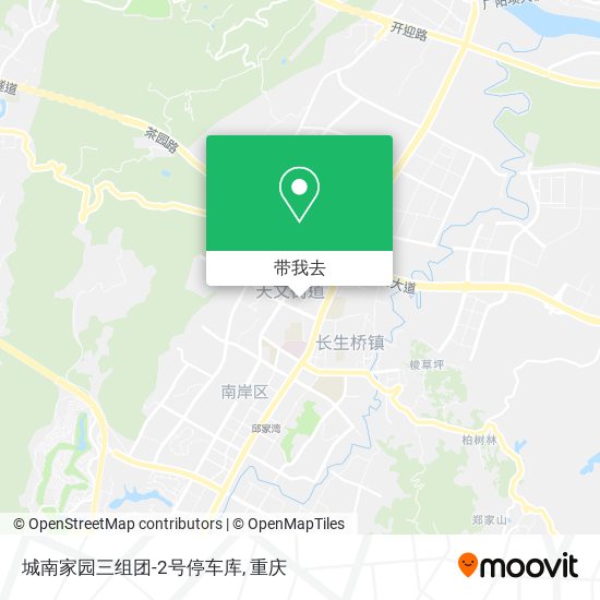 城南家园三组团-2号停车库地图