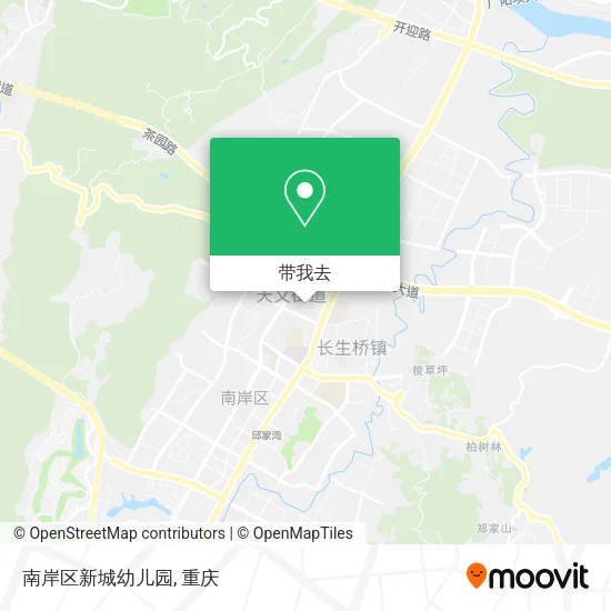 南岸区新城幼儿园地图