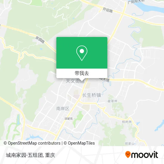 城南家园-五组团地图