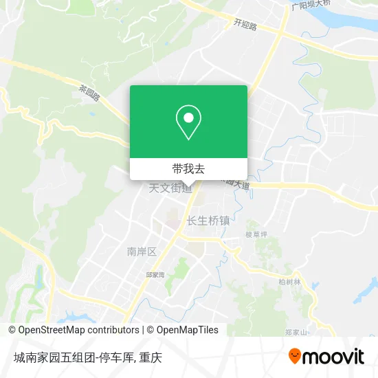 城南家园五组团-停车厍地图