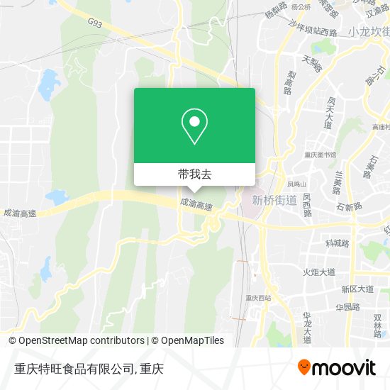 重庆特旺食品有限公司地图